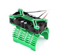 Accessori auto RC Compatibile Con Arrma Per Traxxas 1/7 1/8 Rc Auto Aggiornamento Accessori Di Modifica Parti Del Motore Dissipatore Di Calore Doppia Ventola Di Raffreddamento 40-42mm(Green)