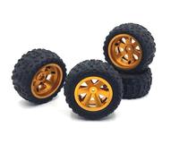 Accessori auto RC Compatibile Con MJX Per WLtoys Per RIaarIo Per SCY Per JJRC 1/12 1/14 1/16 1/18 RC Car Upgrade Parts Mozzo Ruota Pneumatici Con Morsetto In Metallo