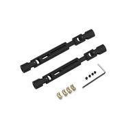 Accessori auto RC Compatibile Con MN78 Per MN82 LC79 1/12 RC Accessori Di Aggiornamento Per Auto Parti 1 Set 4mm Albero Di Trasmissione In Metallo CVD Con Manicotto Per Albero Da 3mm A 4mm(Black)