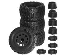 Accessori auto RC Compatibile Con Sledge Per ARRMA Per KRATON Per Outcast Per Tamiya RC Auto 4 Pezzi 175mm 1/7 1/8 Per Monster Stunt Truck Pneumatico 17mm Ruota Esagonale