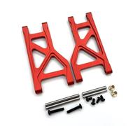 Accessori Auto RC Compatibile con Tamiya 1/10 DT04 58741 DT03 58587 58628 RC Auto Parti di Aggiornamento Accessori in Metallo Posteriore Inferiore per Componenti del Braccio Oscillante(Red)