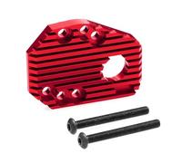 Accessori Auto RC Compatibile con Tamiya 5 TAMC-012 RC Accessori per Parti di Modifica di Aggiornamento per Auto Dissipatore di Calore del Motore Laterale in Metallo(Red)