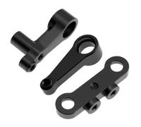 Accessori Auto RC Compatibile con Tamiya 58719 per BBX BB-01 1/10 RC Auto Aggiornamento Parti di Modifica Accessori Braccio di Sospensione Kit Gruppo Sterzo(Black)