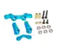 Accessori Auto RC Compatibile con Tamiya DT04 58741 1/10 Rc Auto Aggiornamento Accessori di Modifica Parti di Sterzo in Metallo Componenti Parti #(Blue)