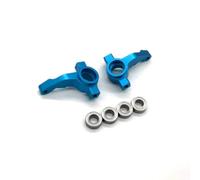 Accessori Auto RC Compatibile con Tamiya DT04 58741 1/10 Rc Auto Aggiornamento Accessori di Modifica Parti 2 Pezzi Coppe Sterzo in Metallo(Blue)
