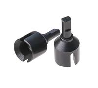 Accessori Auto RC Compatibile con Tamiya DT04 58741 1/10 RC Car Upgrade Modifica Parti Accessori 2 Pezzi Coppa di Trasmissione del Cambio Posteriore in Acciaio