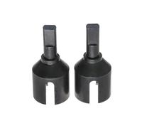 Accessori Auto RC Compatibile con Tamiya DT04 58741 1/10 RC Car Upgrade Modifica Parti Accessori 2 Pezzi Coppa di Trasmissione del Cambio Posteriore in Acciaio
