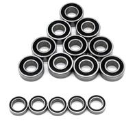 Accessori Auto RC Compatibile con Tamiya per Hornet 1/10 Rc Auto Aggiornamento Modifica Accessori Parti 15PCS Kit Cuscinetto A Sfere