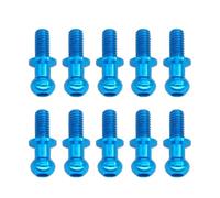 Accessori Auto RC Compatibile con Tamiya per TT01 per TT02 D5 1/10 RC Drift Car Pezzi per La Modifica di Ricambio Accessori Viti A Testa Esagonale in Metallo M3(Blue)