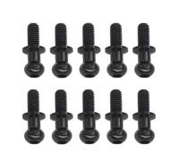 Accessori Auto RC Compatibile con Tamiya per TT01 per TT02 D5 1/10 RC Parti di Modifica per Auto Accessori 10 Pezzi M3 Viti A Testa Esagonale in Metallo(Black)