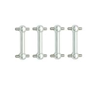 Accessori Auto RC Compatibile con Tamiya per TT01 per TT02 TT01D TT01E 1/10 RC Auto Parti di Aggiornamento Accessori Albero di Trasmissione in Metallo Albero di Trasmissione CVD Dogbone(Silver)