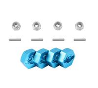 Accessori auto RC Compatibile Con Tamiya Per TT01 Per TT02 XV01 TB-04 WT-01N 1/10 RC Car Upgrade Parts 4 Pezzi Adattatore Esagonale Per Ruota In Metallo Da 12 Mm