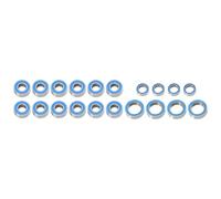 Accessori Auto RC Compatibile con Tamiya per TT01 TT01E TT01D per TT02B 1/10 RC Auto Aggiornamento Parti di Ricambio Accessori Kit Cuscinetto A Sfere Sigillato in Gomma