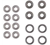 Accessori auto RC Compatibile Con Tamiya Per TT02 1/10 Accessori Per Le Parti Di Aggiornamento Dell'auto RC 16pcs Kit Di Cuscinetto A Sfera