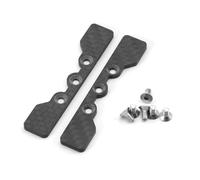 Accessori Auto RC Compatibile con Tamiya per TT02 1/10 RC Aggiornamento per Auto Ricambi Accessori Carbonio Fibra Modello Braccio Inferiore Fermabraccio Piastra