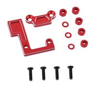 Accessori Auto RC Compatibile con Tamiya per TT02 TT02D per TT02B 1/10 RC Car Upgrade Parts Set di Supporto per Cuscinetto Albero Principale in Metallo Supporto per Ingranaggi TATT-074(Red)