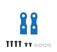 Accessori Auto RC Compatibile con Tamiya per TT02 XV01 TB03 1/10 RC Auto Camion Parti Accessori 2 Pezzi Servo Staffa Ad Alta Resistenza(Blue)