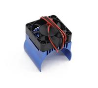 Accessori auto RC Compatibile Con Traxxas Per E-Revo Per Summit Per Arrma 1/8 1/10 RC Auto Parti Di Aggiornamento Accessori 42mm Ventola Di Raffreddamento Del Motore Dissipatore Di Calore(Blue)