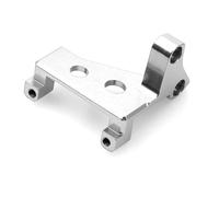 Accessori Auto RC Compatibile con Traxxas per Trx4 per Trx6 1/10 RC Crawler Car Parti di Aggiornamento Accessori Centro in Metallo Scatola del Cambio Blocco Differenziale Supporto Servo(Silver)
