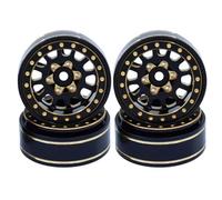 Accessori auto RC Compatibile Con TRX4M Per Axial Per SCX24 Per FCX24 1/18 1/24 RC Crawler Sostituzione 4 Pezzi 1.0 Più Cerchione Beadlock In Ottone Mozzo Ruota