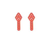 Accessori Auto Rc Per Axial Per SCX10 90046 D90 D110 RC Car Parts 2 Pezzi Supporto Ammortizzatore In Metallo Con Per Altezza Regolabile Staffa Angolare(Red)