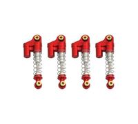 Accessori Auto Rc Per Axial Per SCX24 90081 1/24 4 Pezzi 32 Mm Ammortizzatore In Alluminio Smorzatore RC Auto Micro Crawler Parti Di Aggiornamento(Red)