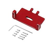 Accessori Auto Rc Per Axial Per SCX24 Emax ES08MA II 1 Pezzo Di Supporto Servo Regolabile In Metallo E Parti Aggiornamento Per Cingolati RC(Red)