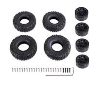 Accessori Auto Rc Per MN D90 98 99S 78 82 99sV2 1/16 Per WPL C14 C24 C34 1/2 Rc Car Per Tipo Di Clip Pneumatico Morbido Pelle Aggiornamento Parti Metalliche Accessori(Black)