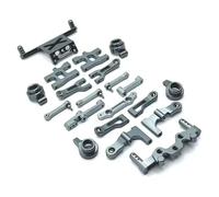 Accessori Auto Rc Per MN MN38 1/16 In Metallo Per Forcellone Sterzo Tazza Parti Vulnerabili Set RC Auto Aggiornamento O Riparazione Parti Di Ricambio(Dark Grey)