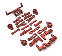 Accessori Auto Rc Per MN MN38 1/16 In Metallo Per Forcellone Sterzo Tazza Parti Vulnerabili Set RC Auto Aggiornamento O Riparazione Parti Di Ricambio(Red)