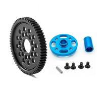 Accessori Auto RC per Tamiya per TT02 1/10 Metallo 63T 64T 66T 68T 71T 54500 Spur Gear E Mount Set di Ingranaggi Ad Alta velocità Sostituzione RC Auto Parti Aggiornamento(63T)
