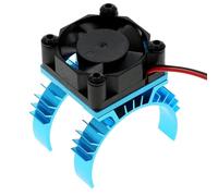 Accessori Auto RC per Tamiya per TT02 540 550 3650 RC Car Parti Accessori di Ricambio Coperchio Dissipatore Calore Motore Ventola Raffreddamento Blu