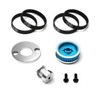 Accessori Auto RC per Tamiya per TT02 TT02S TT02R TT02D TT02SR 1/10 Trasmissione Cinghia Basso Rumore 16T 40T Sistema Ingranaggi Fai da Modifica Parti Aggiornamento Auto RC(Set)