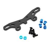 Accessori Auto RC per Tamiya per TT02S TT02SR TT-02 per Type-S per Type-SR Parti Aggiornamento Auto RC Fibra Carbonio Piastra Torre degli Ammortizzatori Anteriore Posteriore Accessori(Front)