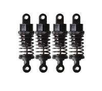 Accessori Auto RC per Tamiya TT-01 TT02 M5 M6 1/10 RC Parti di Aggiornamento 4 Pezzi Auto Ammortizzatore Lega Alluminio Anteriore Posteriore Accessori Modifica(Black)