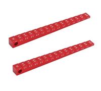 Accessori Auto Rc Per Traxxas Per YiKong 1/10 Lega Di Alluminio Auto Da Drift RC Calibro Di Regolazione Dell'Per Altezza Del Telaio, Righello Per Veicoli 3-10 Mm(Red,2Pcs)