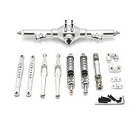 Accessori Auto Rc Per WLtoys 124006 12423 12427 1/12 Componenti Di Fissaggio Dell'asse Posteriore Differenziale Albero Trasmissione Asta Parti In Metallo Auto RC(Silver)