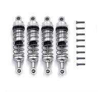 Accessori Auto Rc Per WLtoys 124008 124010 144001 1/14 1/12 Ammortizzatore Idraulico In Metallo Riempito D'olio Accessori Per L'aggiornamento Dell'auto RC(Silver)