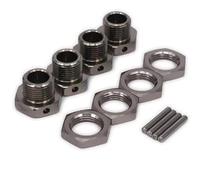 Accessori Auto Rc Per ZD Per Racing Per Summit Per E-Revo Per ARRMA Per Buggy Per HSP 94762 94081 1/8 1/7 4 Pezzi Adattatore Per Dadi Esagonali In Alluminio Da 17 Mm Per Auto RC(Titan)