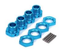 Accessori Auto Rc Per ZD Per Racing Per Summit Per E-Revo Per ARRMA Per Buggy Per HSP 94762 94081 1/8 1/7 4 Pezzi Adattatore Per Dadi Esagonali In Alluminio Da 17 Mm Per Auto RC(Blue)