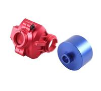Accessori Auto Rc Pour Arrma Pour Mojave 4s Pour Blx Rtr 1/8 Boîtiers Et Protections De Différentiel Avant Et Arrière En Métal Voiture RC Pièces De Mise À Niveau(BlueRed)