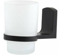 ACCESSORI BAGNO NERO OPACO TAKU PORTASAPONE PORTASPAZZOLINI PORTASCIUGAMANI