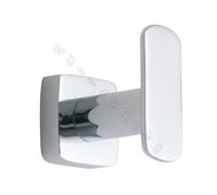 Accessori bagno porta accappatoio Maya in ottone cromato di alta qualità