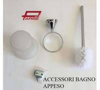Accessori bagno portascopino sospeso completo di supporto