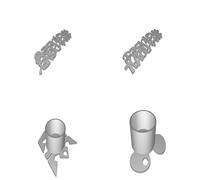 Accessori Cabina Crociera Magnete Porta & Supporto LED Candela 3D Set