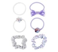 Accessori capelli per bambini Frozen Disney confezione da 6 codini elastici