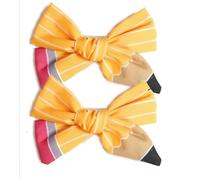 Accessori Capelli Ritorno Scuola, 2pcs Fermaglio Capelli Matita, Fermaglio Capello Ritorno Scuola, Accessori Capello per il Regreso a la Escuela per Studenti dell'Asilo, Scuole Medie e Superiori