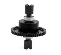 Accessori Car RC Per Arrma 1/8 6S Per Kraton Per Typhon Per Outcast Per Talion 52T Modelli Assemblaggio Differenziale Centrale Parte Acciaio Al Carbonio Medio(Black,A)