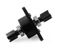 Accessori Car RC Per Arrma 1/8 6S Per Kraton Per Typhon Per Outcast Per Talion 52T Modelli Assemblaggio Differenziale Centrale Parte Acciaio Al Carbonio Medio(Black,B)