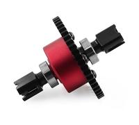 Accessori Car RC Per Arrma 1/8 6S Per Kraton Per Typhon Per Outcast Per Talion 52T Modelli Assemblaggio Differenziale Centrale Parte Acciaio Al Carbonio Medio(Red,B)